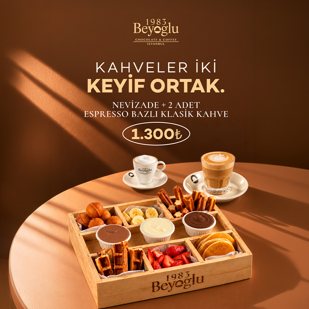 NEVİZADE + 2 ADET ESPRESSO BAZLI İÇECEK