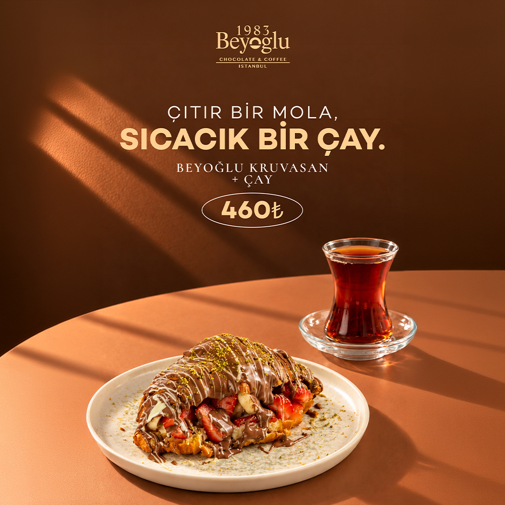 BEYOĞLU KRUVASAN + ÇAY