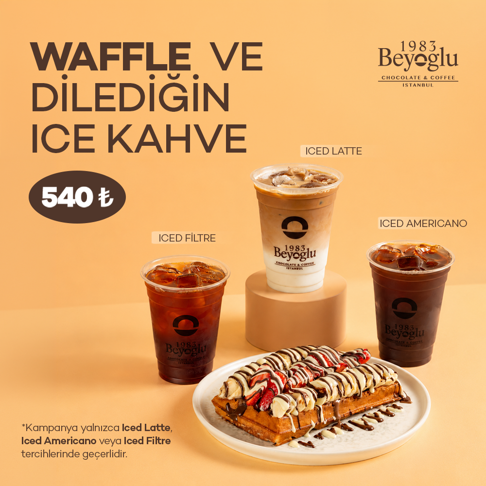 WAFFLE VE ICE KAHVE