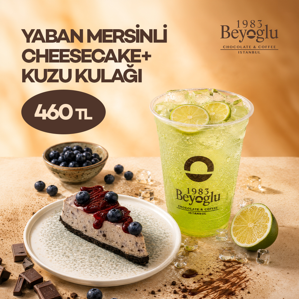 YABAN MERSİNLİ CHEESECAKE + KUZU KULAĞI