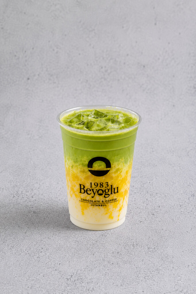 ICE MANGO MATCHA LATTE